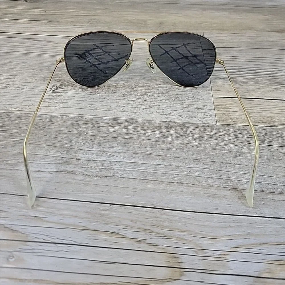 Ray-Ban Sunglasses RB3025 L0205 Aviator Gold Metal  58-14 Italy FRAMES‎ ONLY